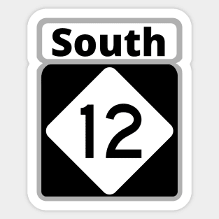 South Highway 12 Sticker